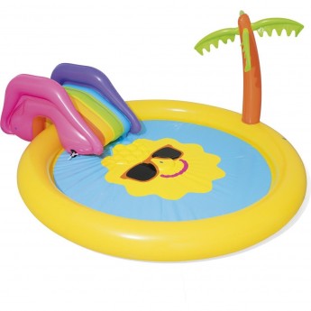 Игровой центр BESTWAY 237х201х104см "Солнышко" с горкой, 225л, от 2 лет