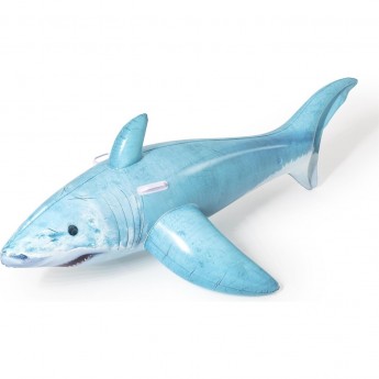 Надувная игрушка-наездник BESTWAY РЕАЛИСТИЧНАЯ АКУЛА 183x102см с ручками, до 45кг, от 3 лет